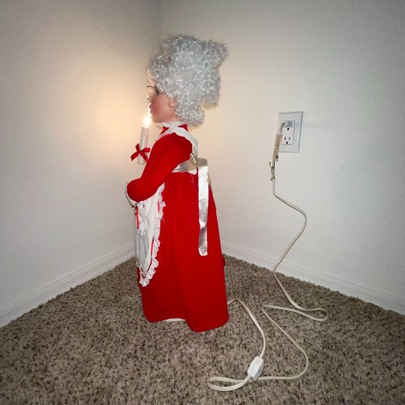 Vintage Santas Pride Animated Collectible Mrs Claus Light Motion Glasses 24" - Picture 6 of 11